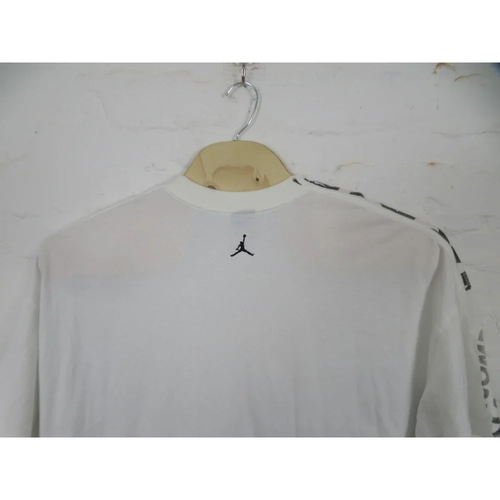Vintage Air Jordan Grape 5 All Over Print Promo Shirt Mens 4XL White Jumpman